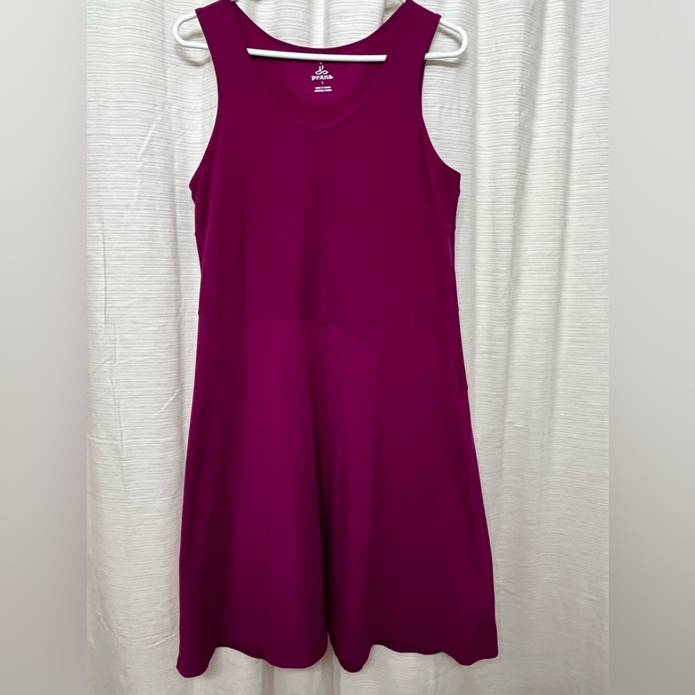 Prana Sleeveless Magenta Dress